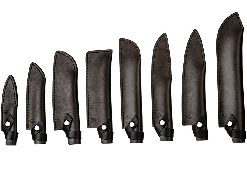 Forged Leather Forged Leren Hoes Koksmes 20,5 cm