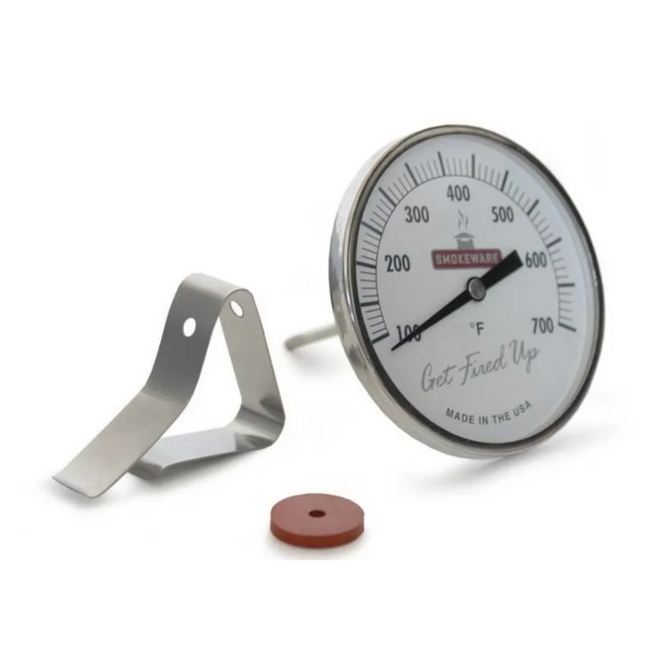 Smokeware Smokeware RVS Thermometer Wit °F 82mm