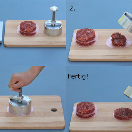 Vuur & Rook Aluminium Hamburgerpers Ø 150mm