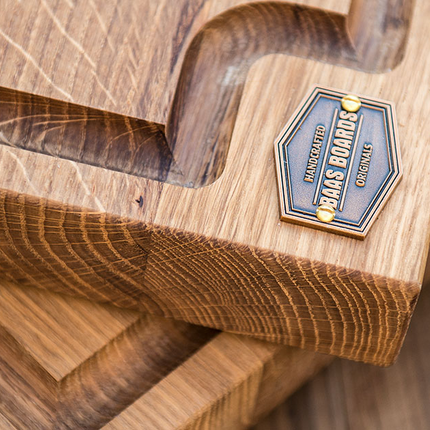 Vuur & Rook Baas Boards Eiken Houten Snijplank Luxe 49 x 36 x 3.8 cm