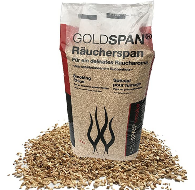 Vuur & Rook Goldspan Beuken Rookchips Grof 15 kilo