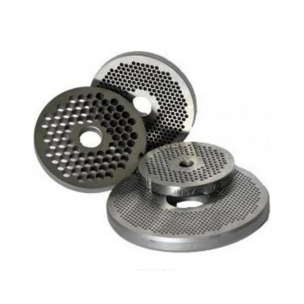 Vuur & Rook Plaat R. Gaten 4mm UNGER  (inox/rvs)