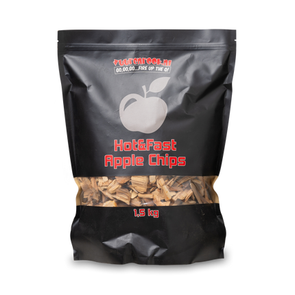 Vuur & Rook Second Chance: Vuur&Rook Hot&Fast Appel Chips 1,5 kg